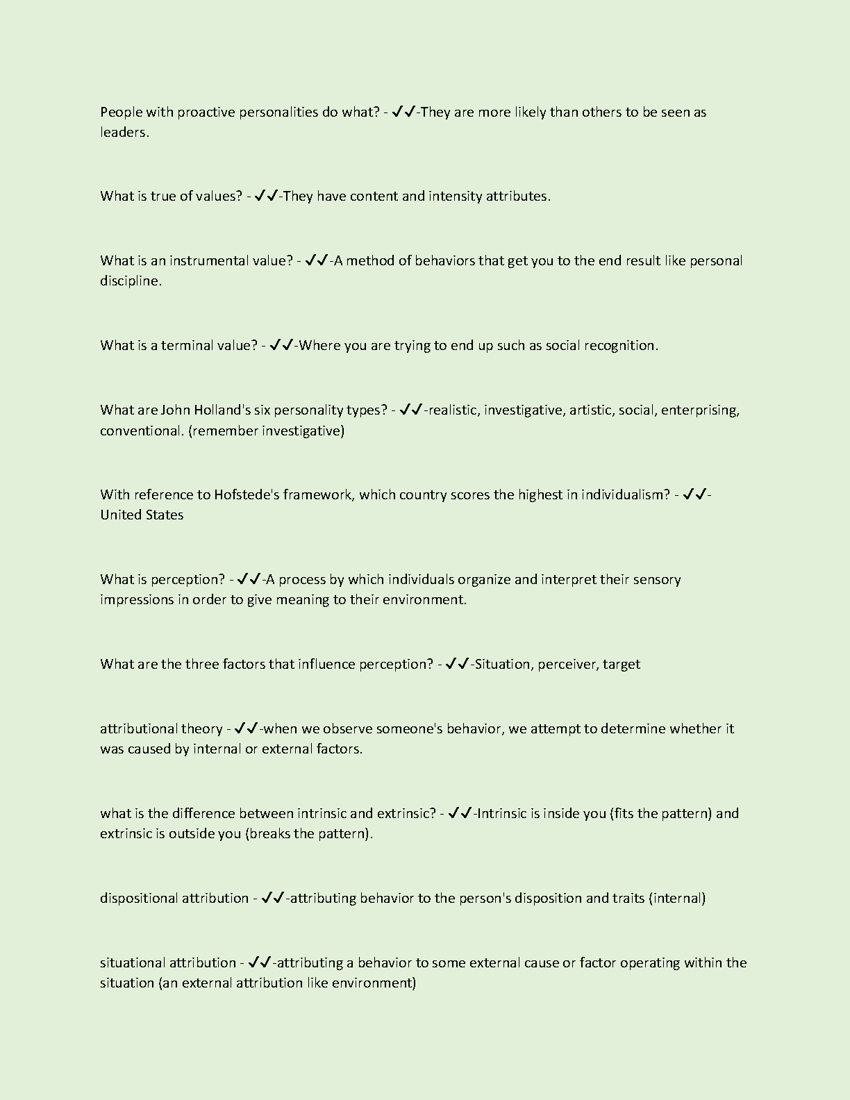 WGU C715 Org Behavior Exam Q&A 2024-2025