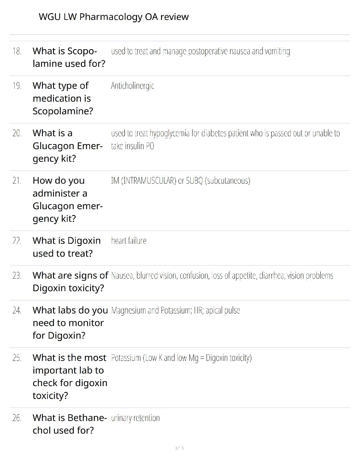 WGW Pharmacology Study Guide Lehne's 11e Q&A Practice Test Bank IMG-3