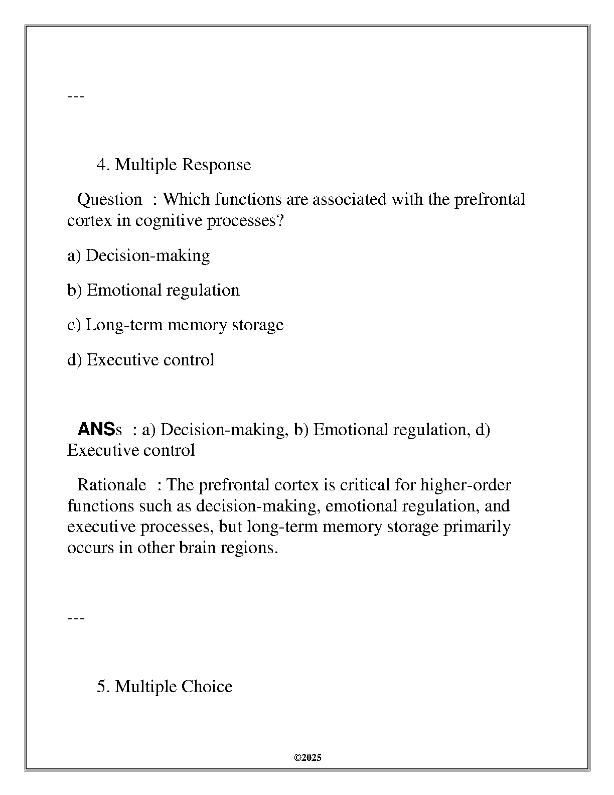 WGU HLTH 4310 Cognitive Psychology Exam Prep 2025 IMG-3