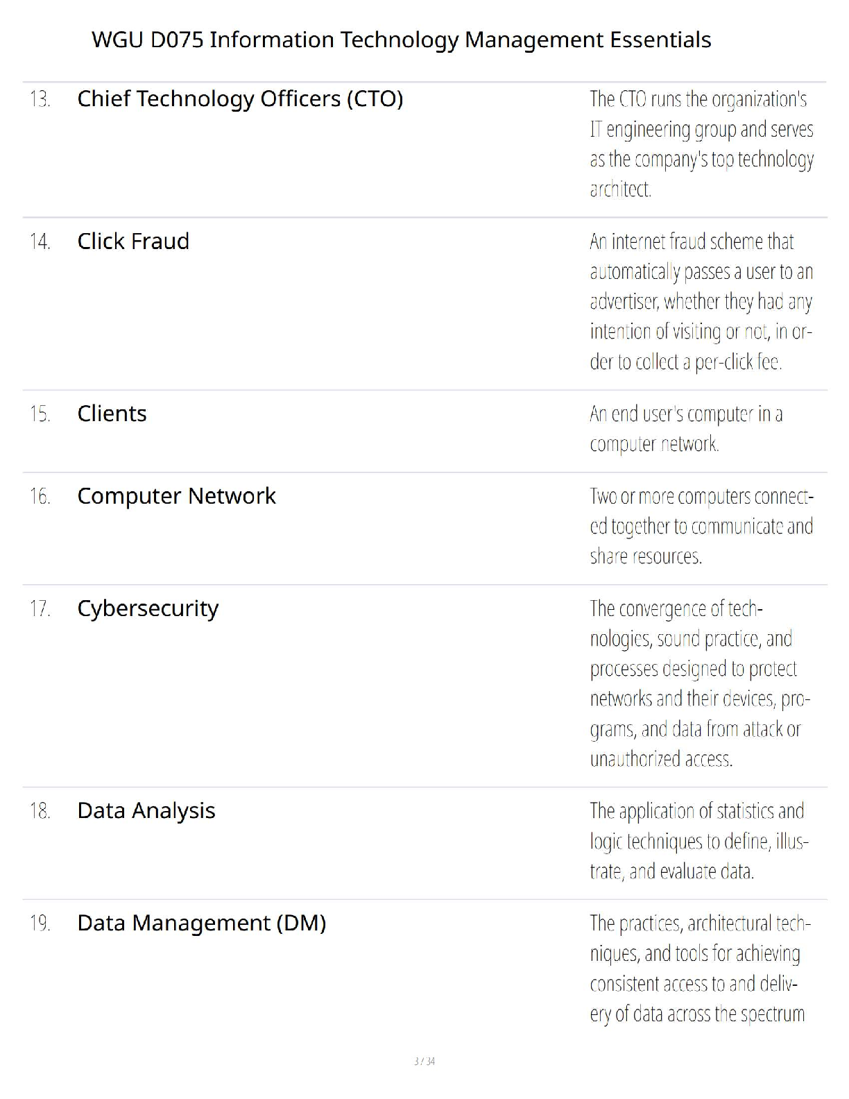 WGU D075 IT Management Essentials Test Bank 2026 IMG-3