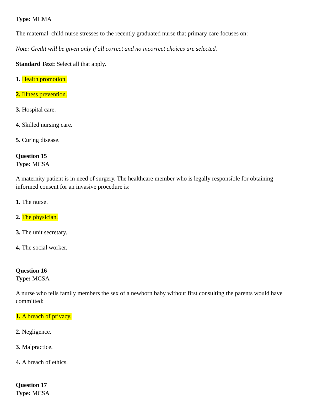 Maternal Newborn Nursing 2026/27 Test Bank IMG-3
