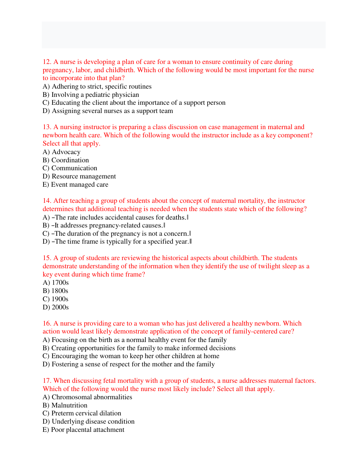 Nursing Study Guide Maternity Pediatrics 2026/27 Edition IMG-1
