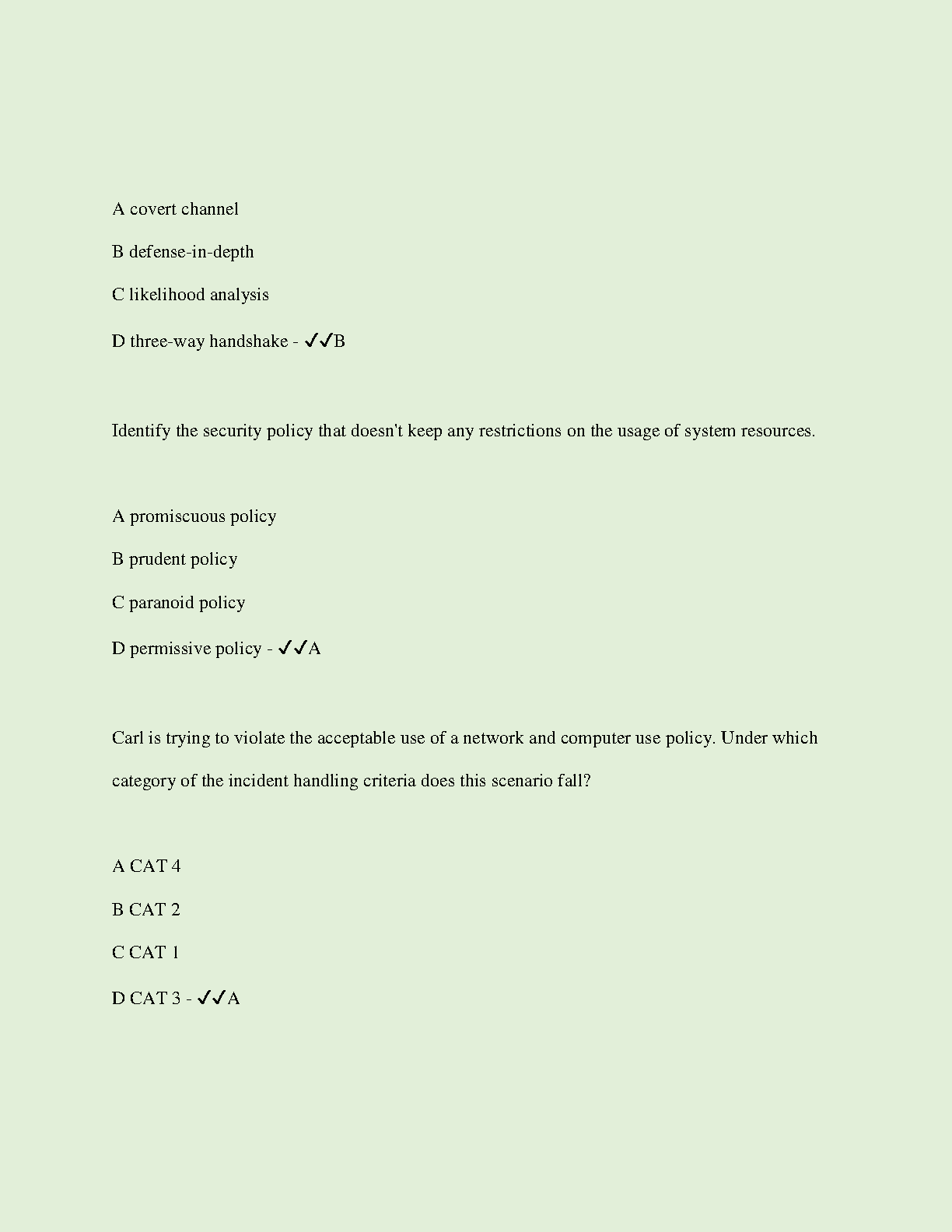 WGU C842 CIH v2 CyberDefense Exam Prep Study Guide