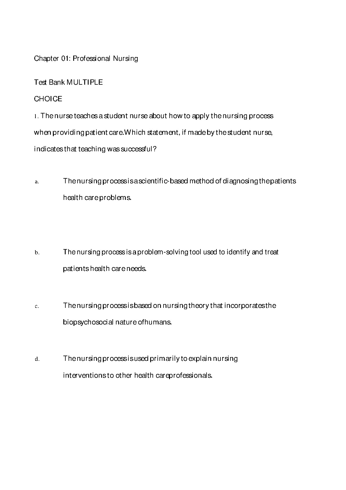 Medical-Surgical Nursing Test Bank 11e Ch 1-20 | 2026/27 Study