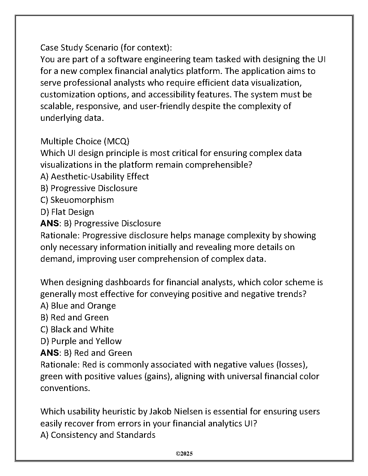 WGU C279 UI Design Test Bank 2025