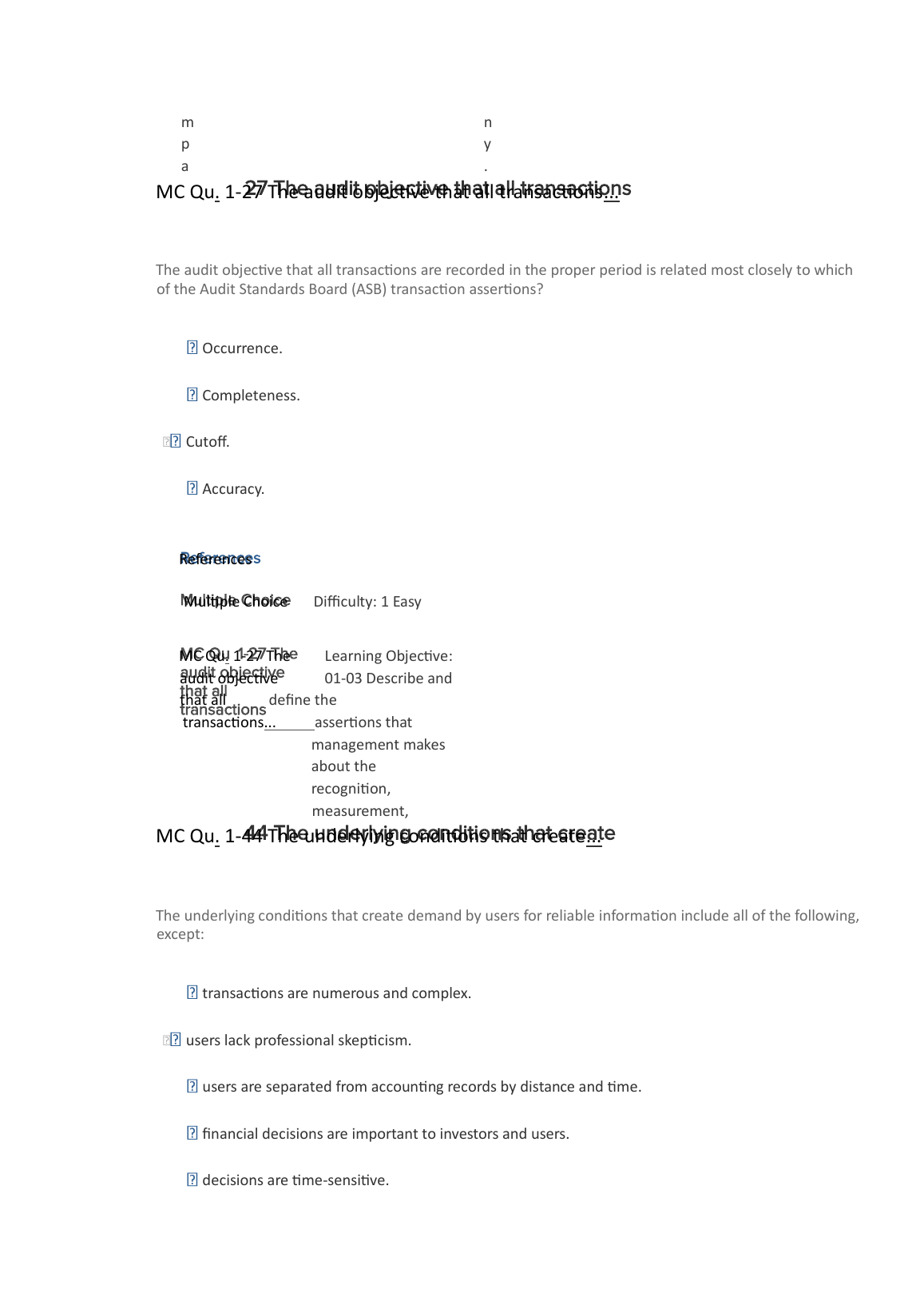 WGU D251 Advanced Auditing Exam Qs & Answers 2024/25