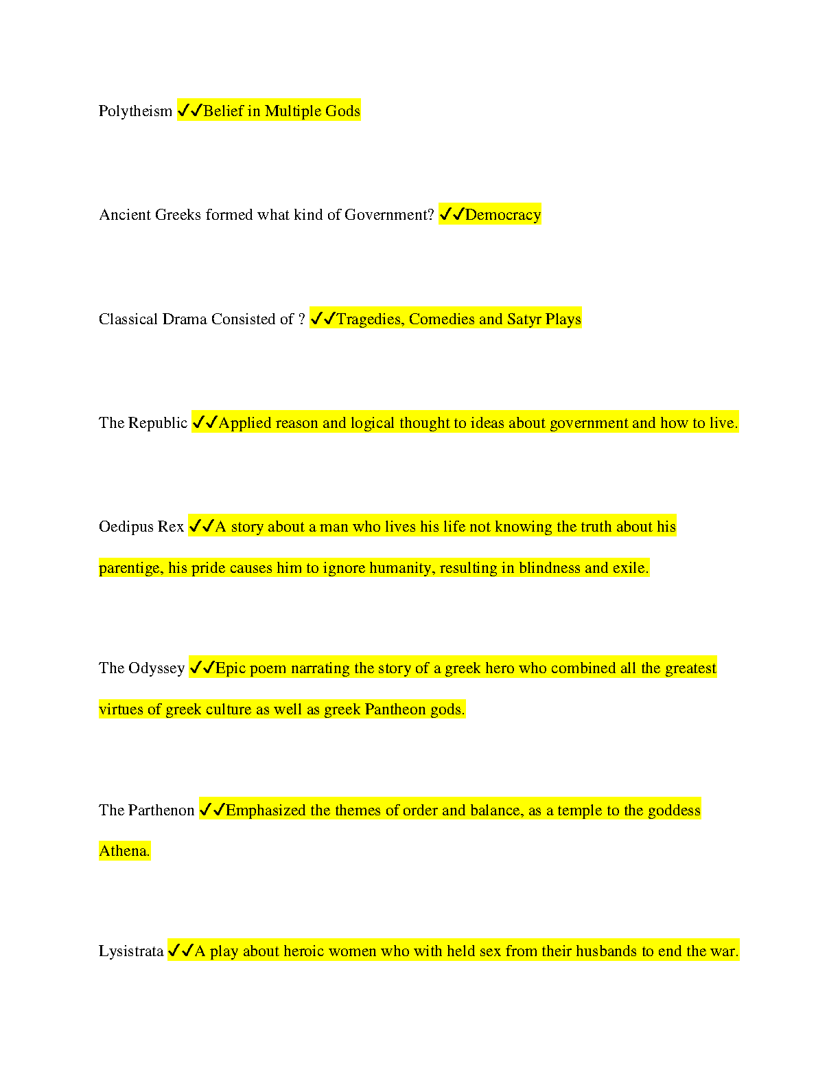 WGU C100 Humanities Final Exam Study Guide 2024-2025