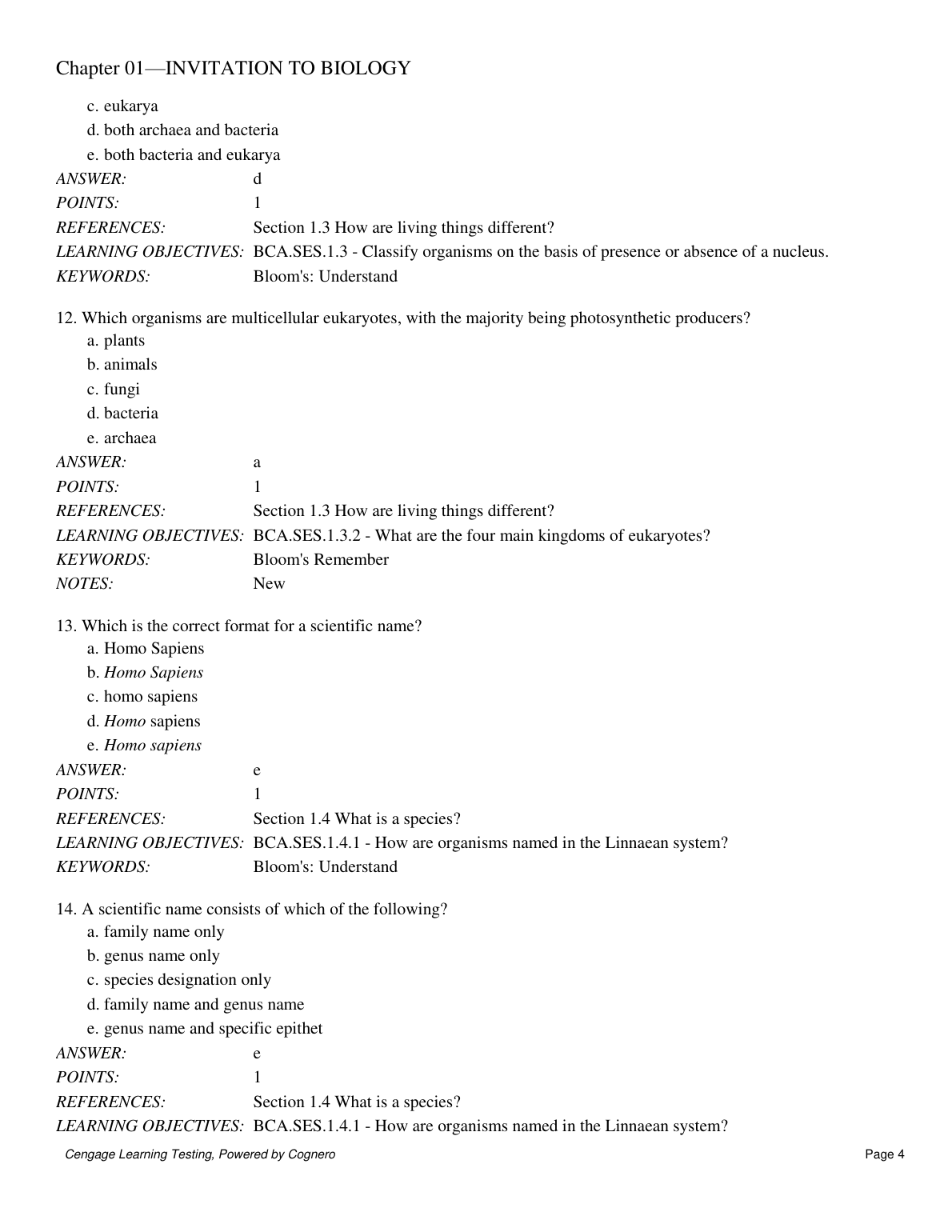 Biology: Concepts and Applications 9th Edition TEST BANK IMG-1