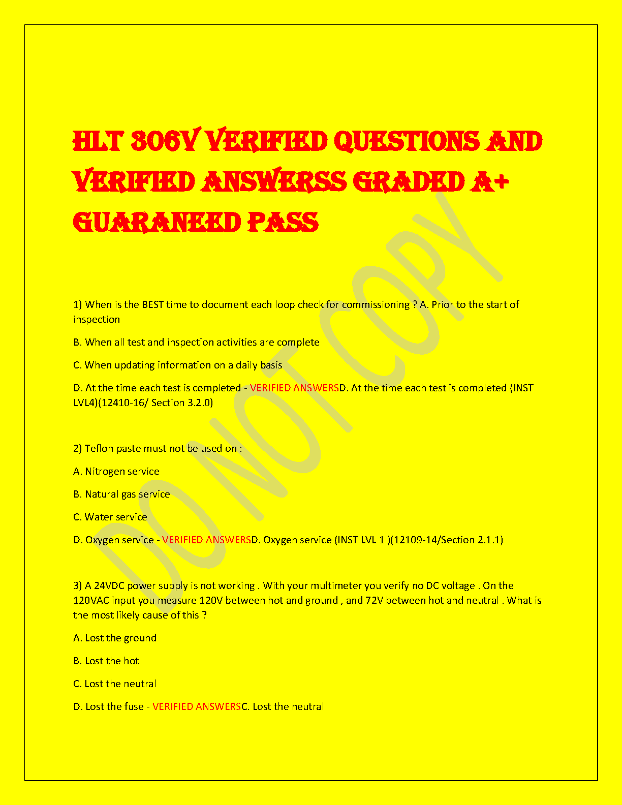GCU HLT 306V Test Bank 2026/27: Verified Exams & Answers