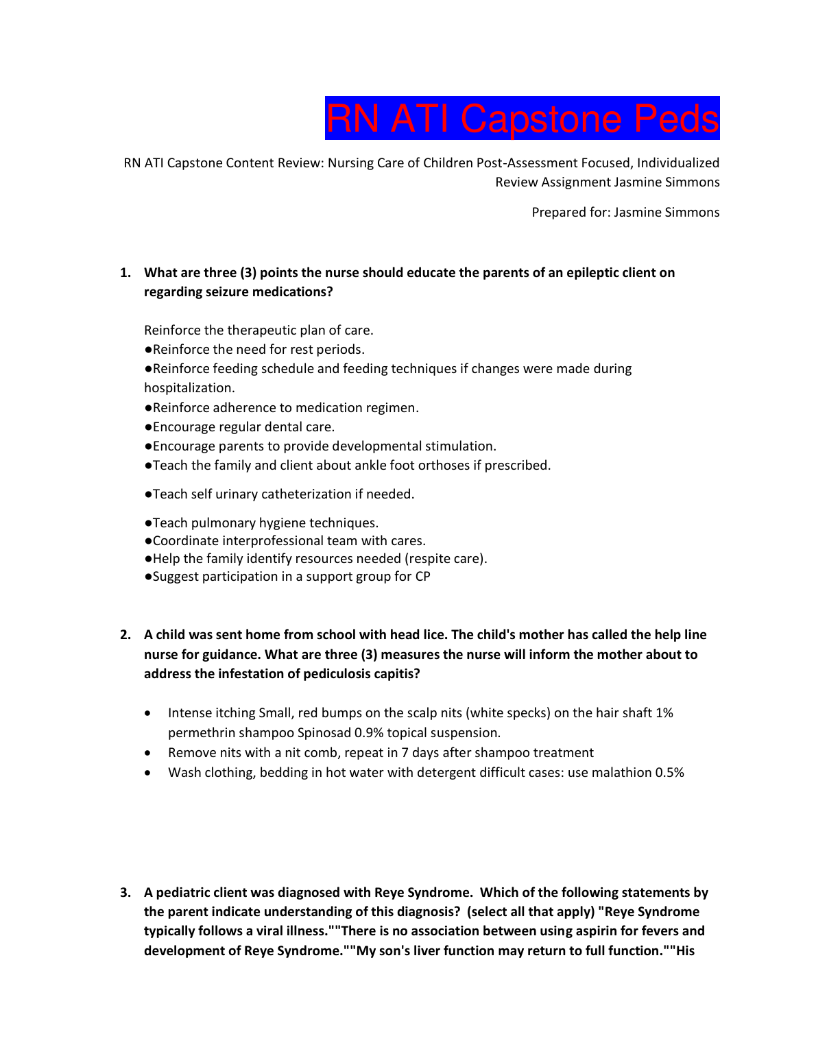ATI Nursing Care of Children Practice Questions 2026/27 IMG-1