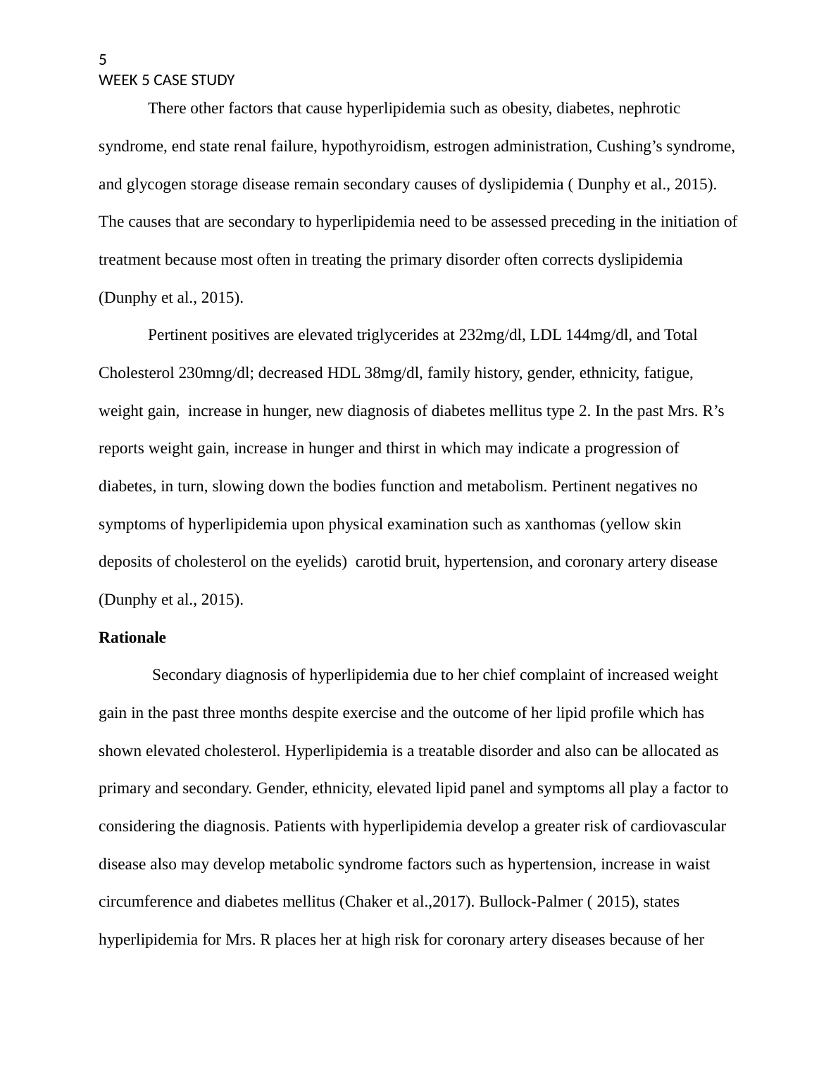NR 601 Week 5 Case Study: Maturing & Aged Family Nursing