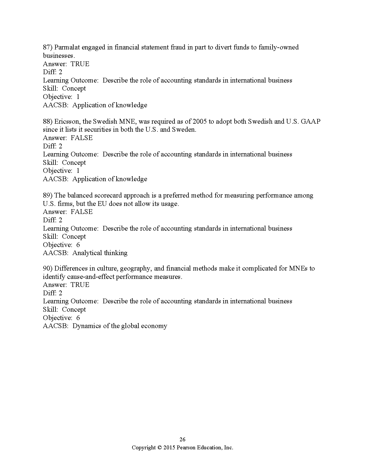 International Business Environments 15th Edition Test Bank IMG-1