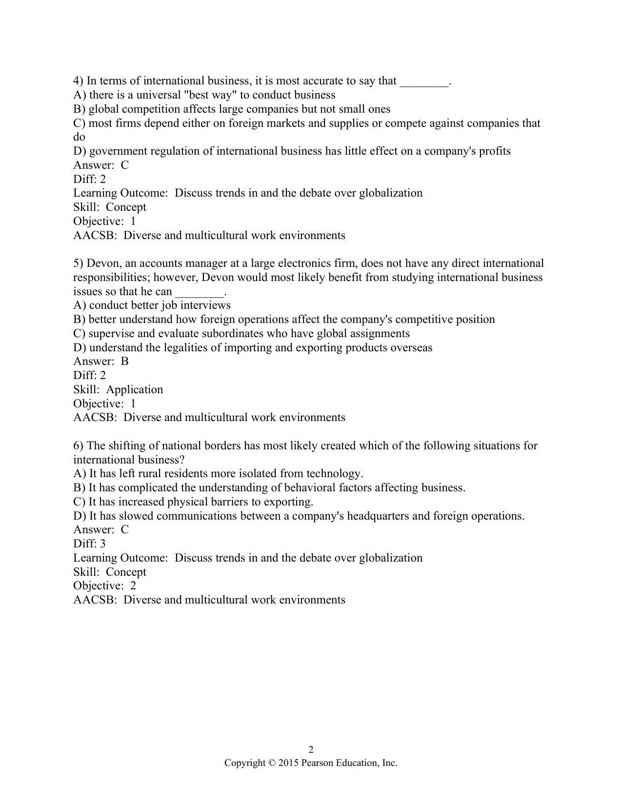 International Business Environments 15th Edition Test Bank IMG-3