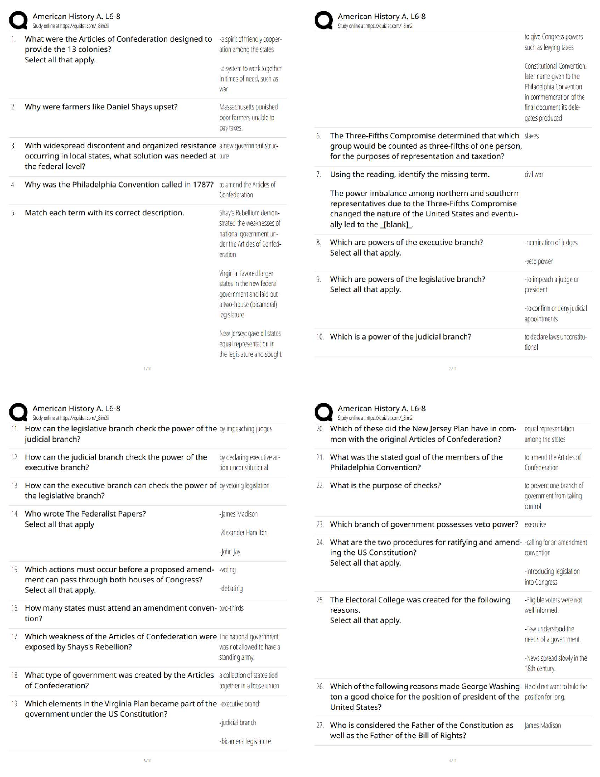 US History L6-8 Test Bank Constitution Govt 2026 IMG-1