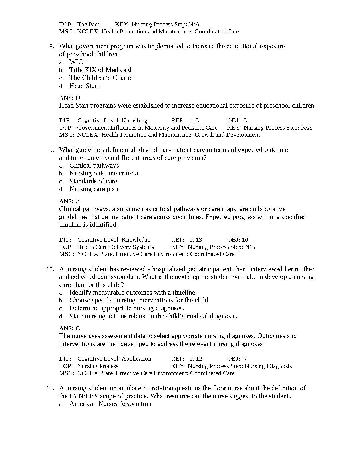 Maternity & Pediatric Nursing Quizzes with Solutions 2026/2027 IMG-3