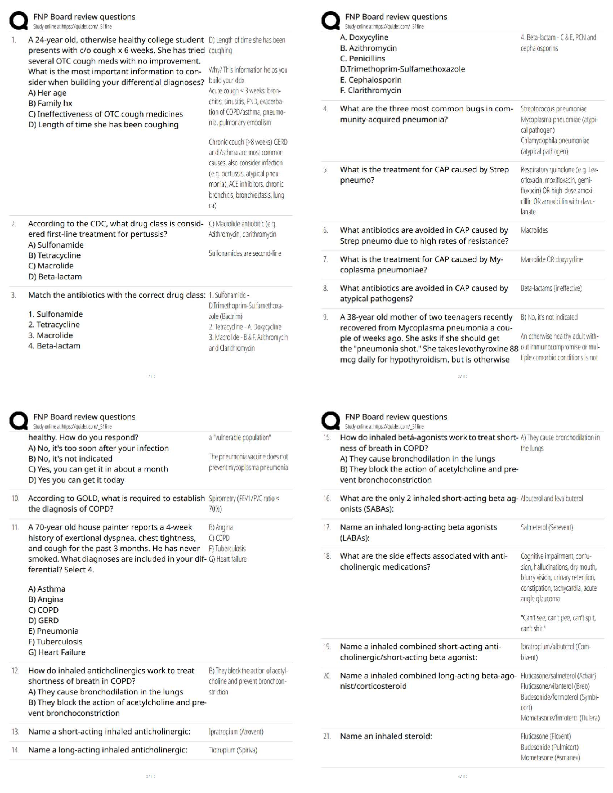 FNP Board Exam Prep Practice Questions 2026/2027