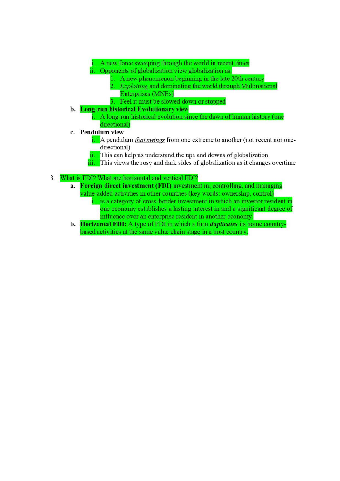 C211 Global Economics Study Guide | WGU Exam Prep