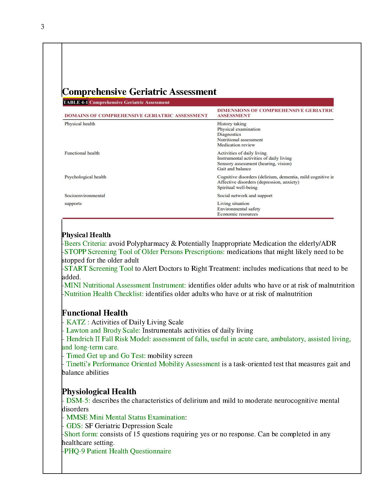 NR 601 Midterm Study Guide | Dunphy's Primary Care Wk 1-4 IMG-3