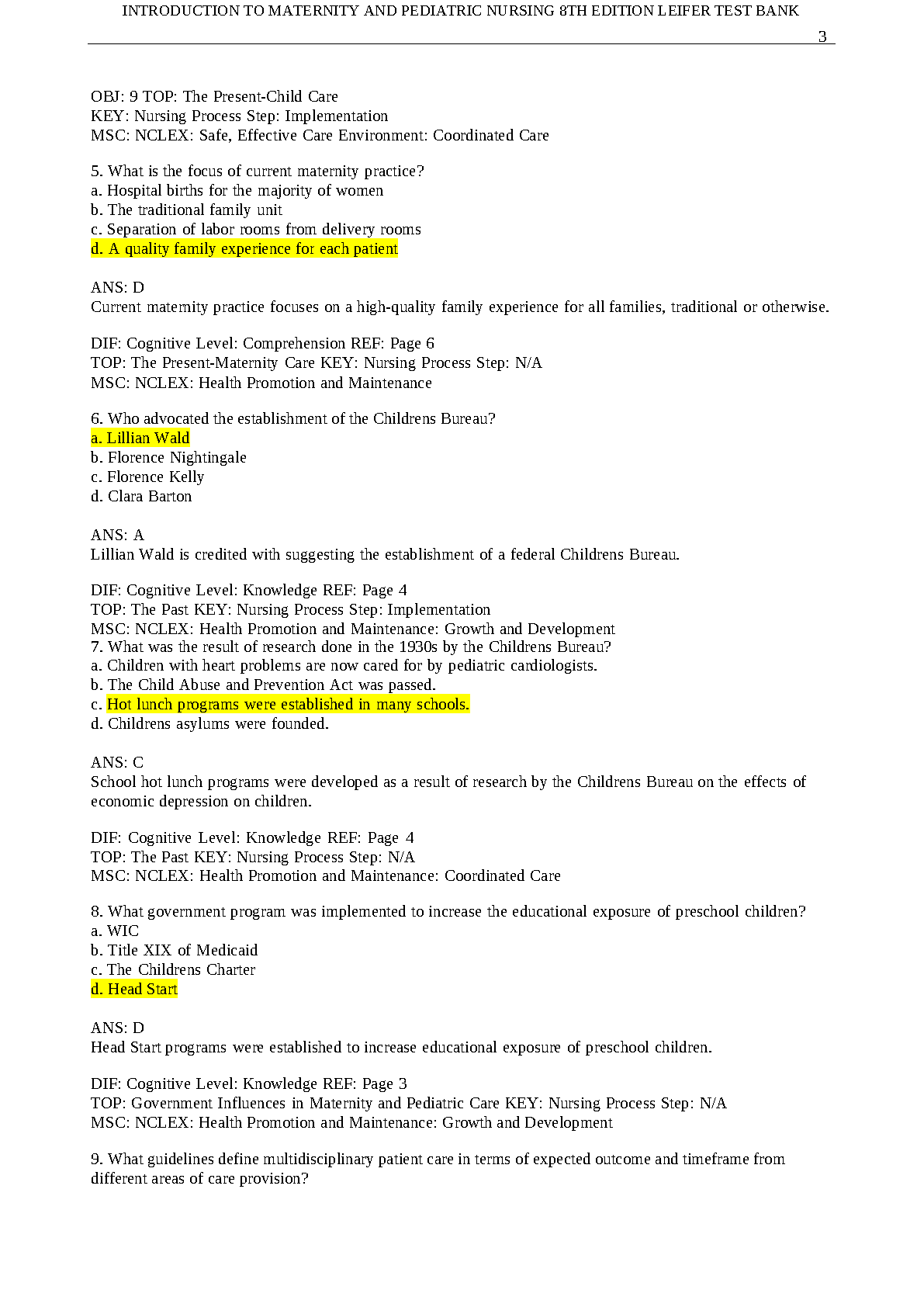 Maternity & Pediatrics Test Bank 2026/27 IMG-3