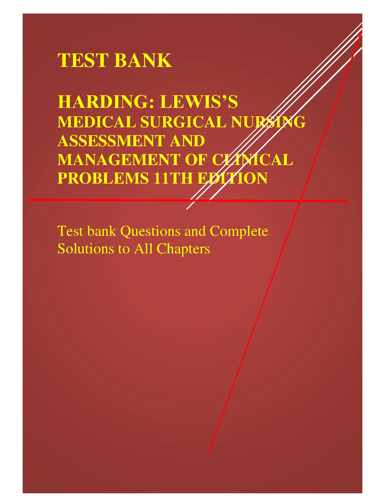 Lewis Med-Surg Nursing 11e Test Bank 2026/27 NCLEX Prep IMG-1