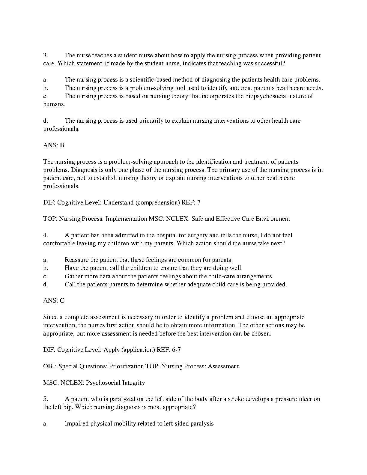 Lewis Med-Surg Nursing 11e Test Bank 2026/27 NCLEX Prep IMG-3