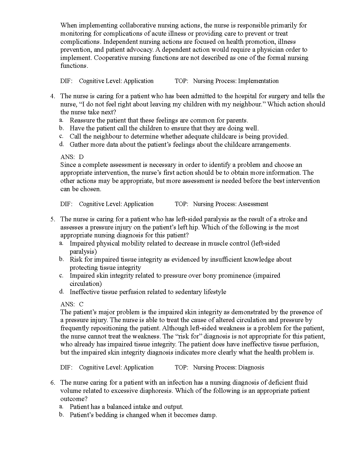 Lewis Med Surg Nursing Canada 5e Test Bank 2026/27 IMG-3