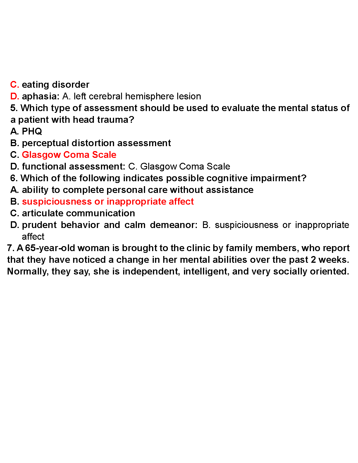 NURS 612 Exam 3 Test Bank 2024 | Advanced Health Assessment