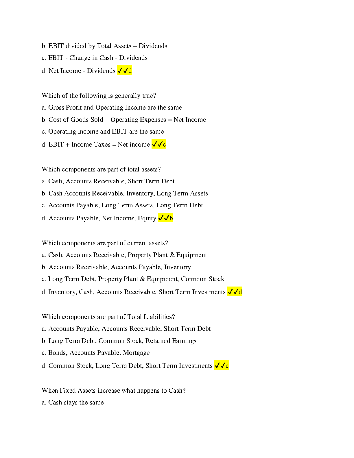 WGU C214 Multiple Choice Exam Prep Guide & Answer Key 2025