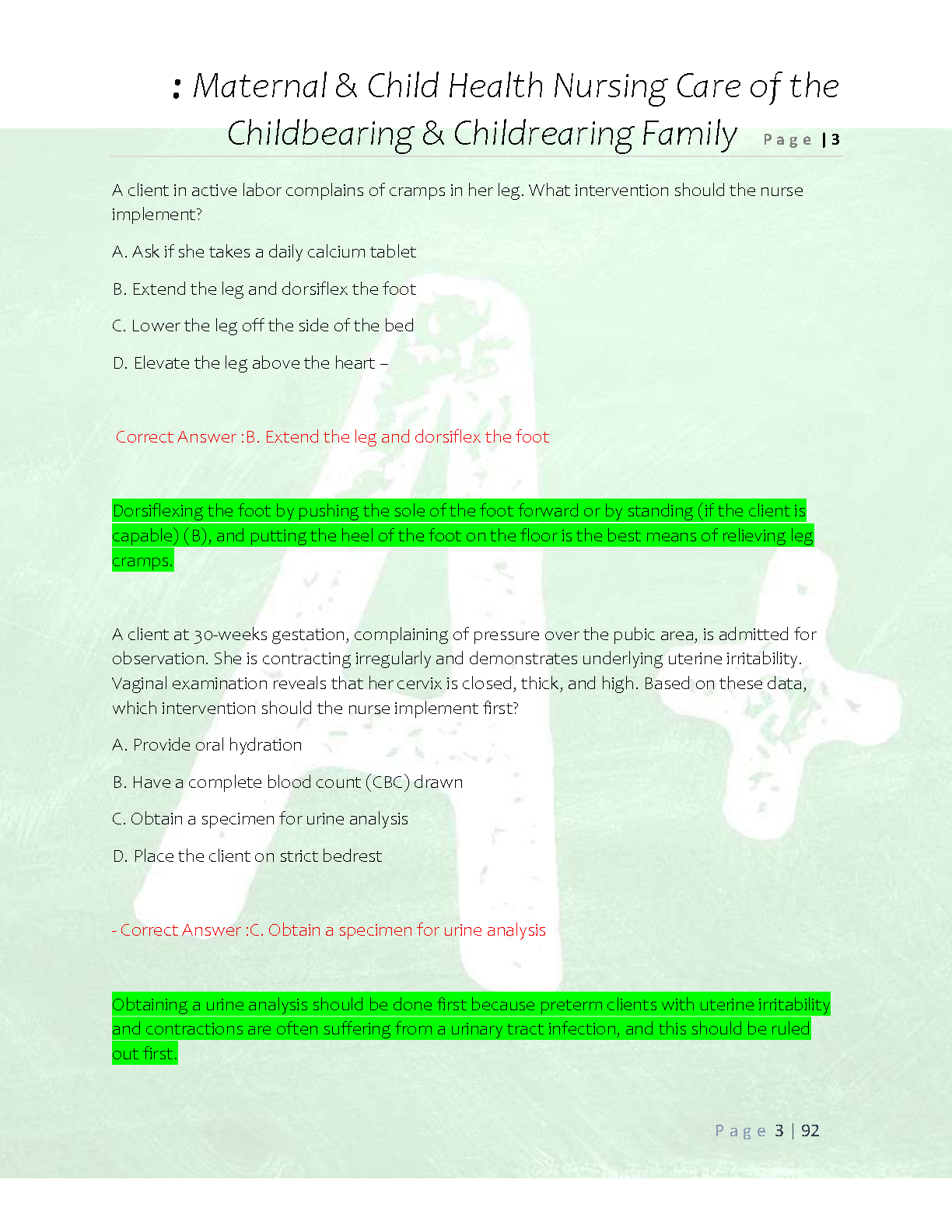 Maternal & Child Nursing Test Bank 9th Ed 2026/27 IMG-3