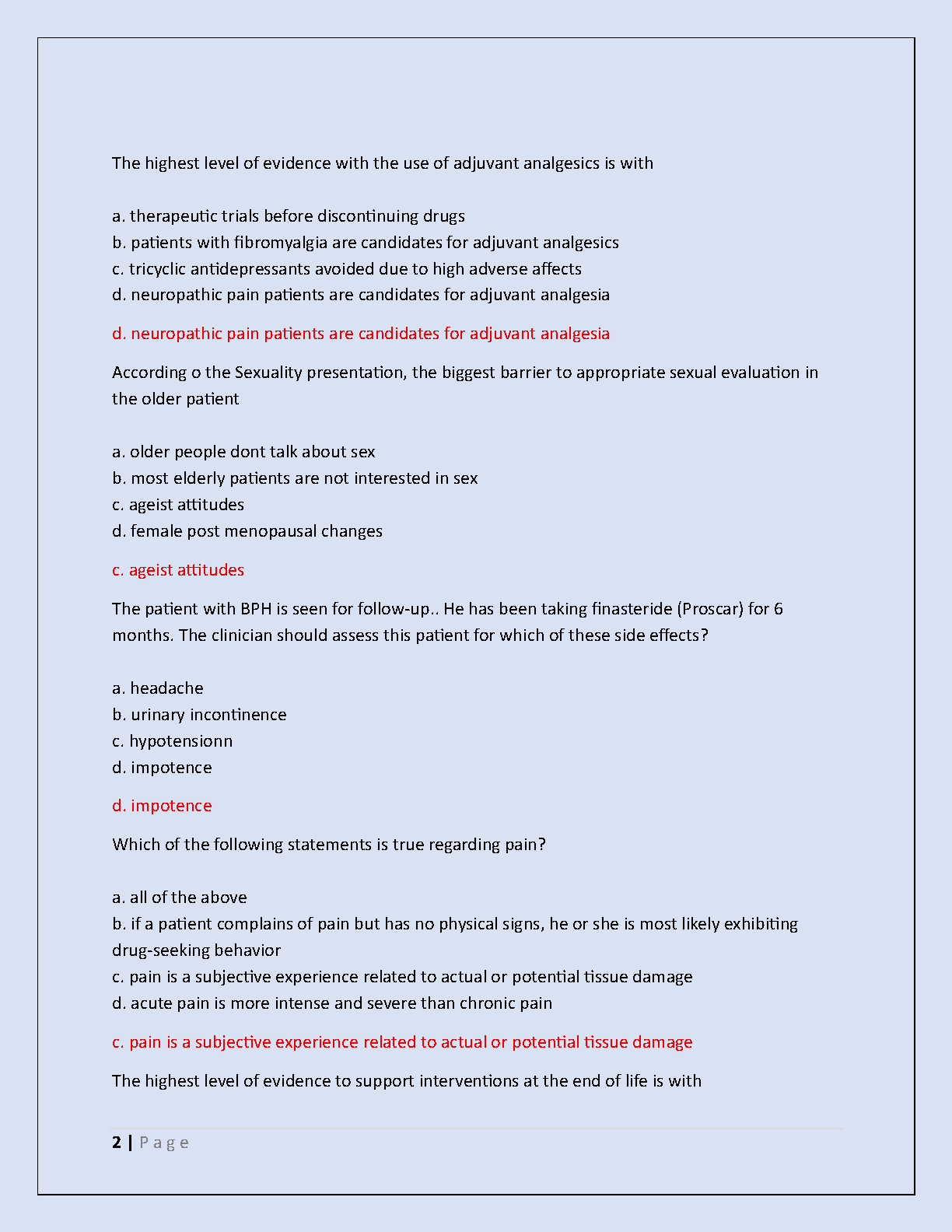 NR 601 Exam 2025 Test Bank with Verified Answers and Study Notes