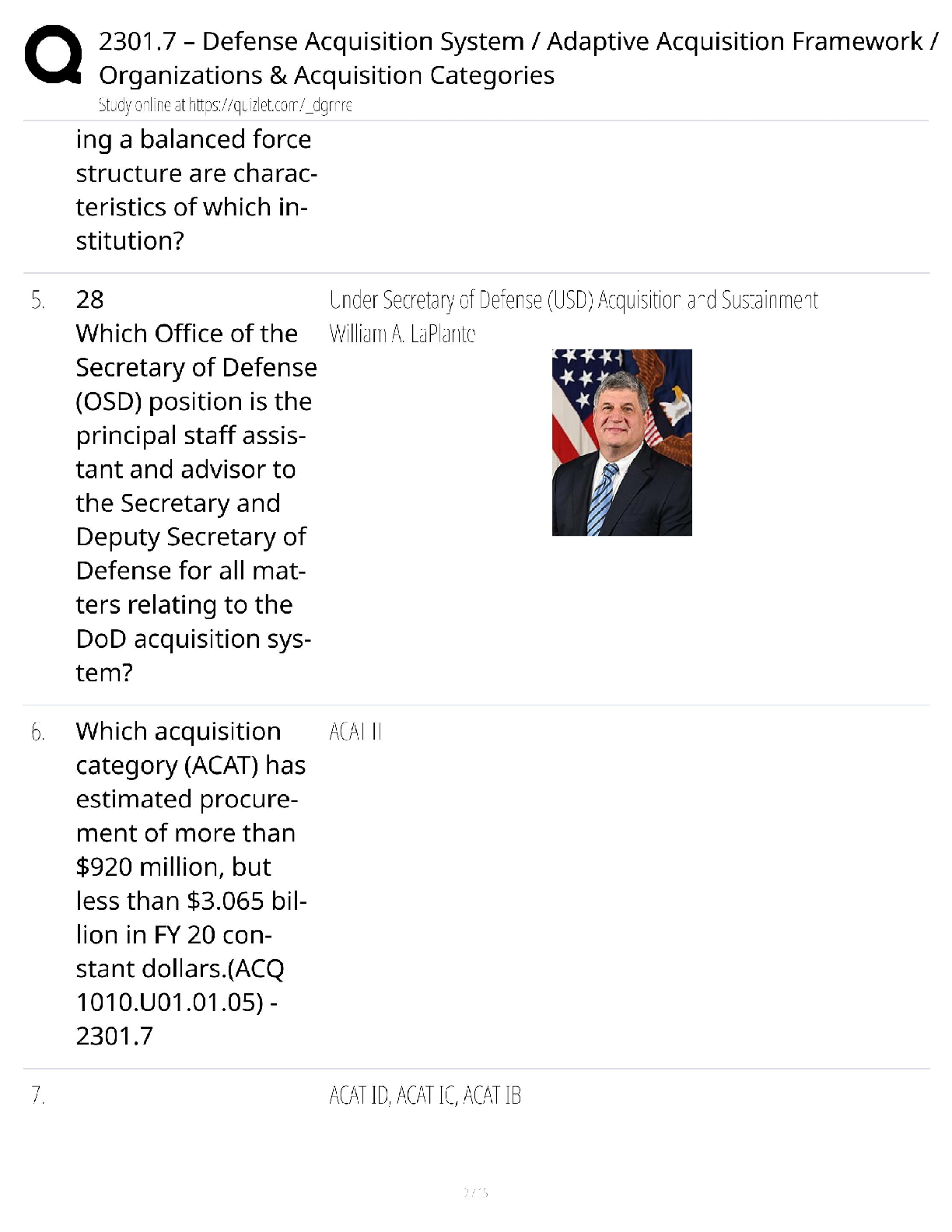 ACQ 2301.7 Test Bank 2026/27: Defense Acquisition Verified Q&A