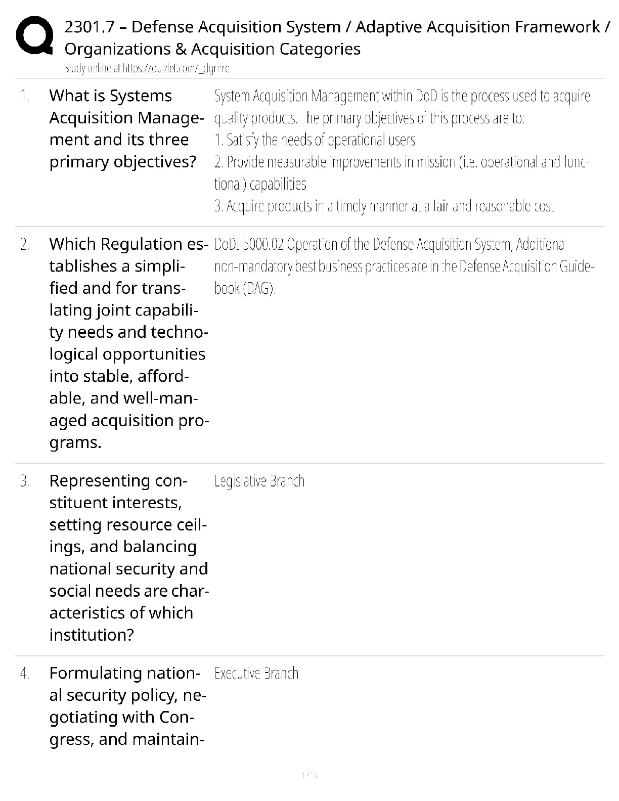 ACQ 2301.7 Test Bank 2026/27: Defense Acquisition Verified Q&A