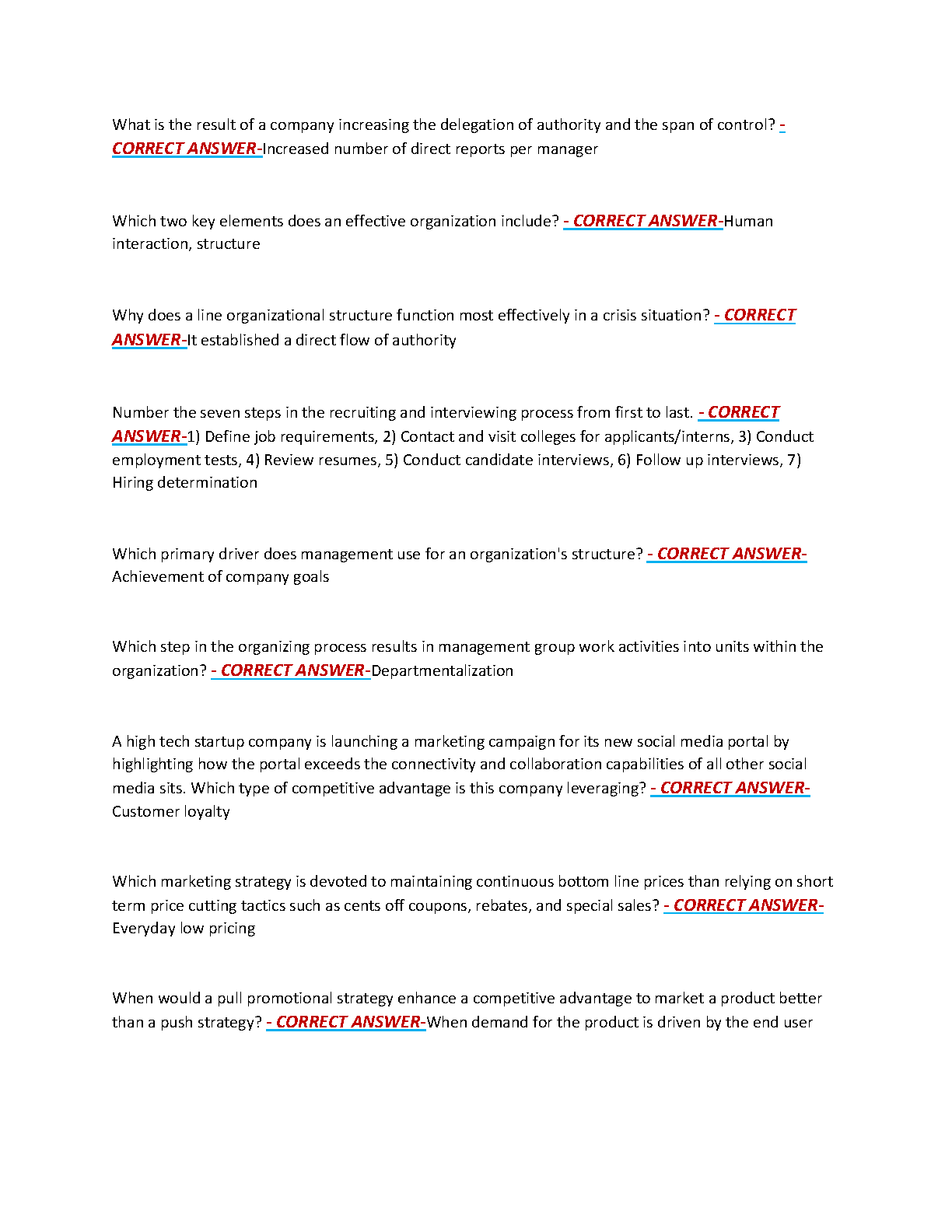 WGU C201 Business Acumen Test Bank with Verified Answers IMG-3