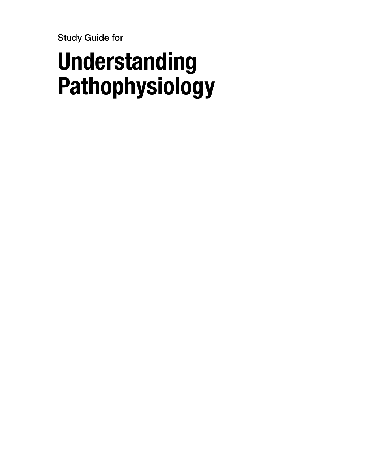 Understanding Pathophysiology, 5th Edition