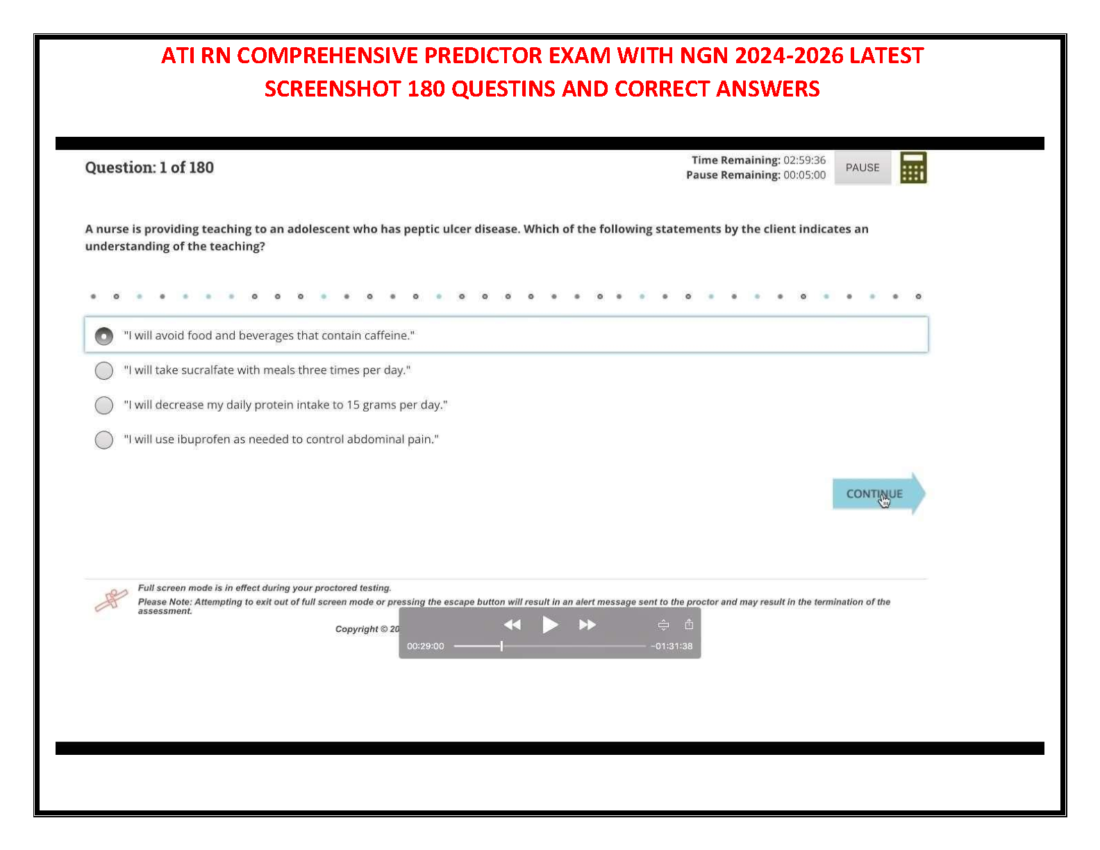 ATI RN Comprehensive Predictor Test Bank 2026/27 Questions