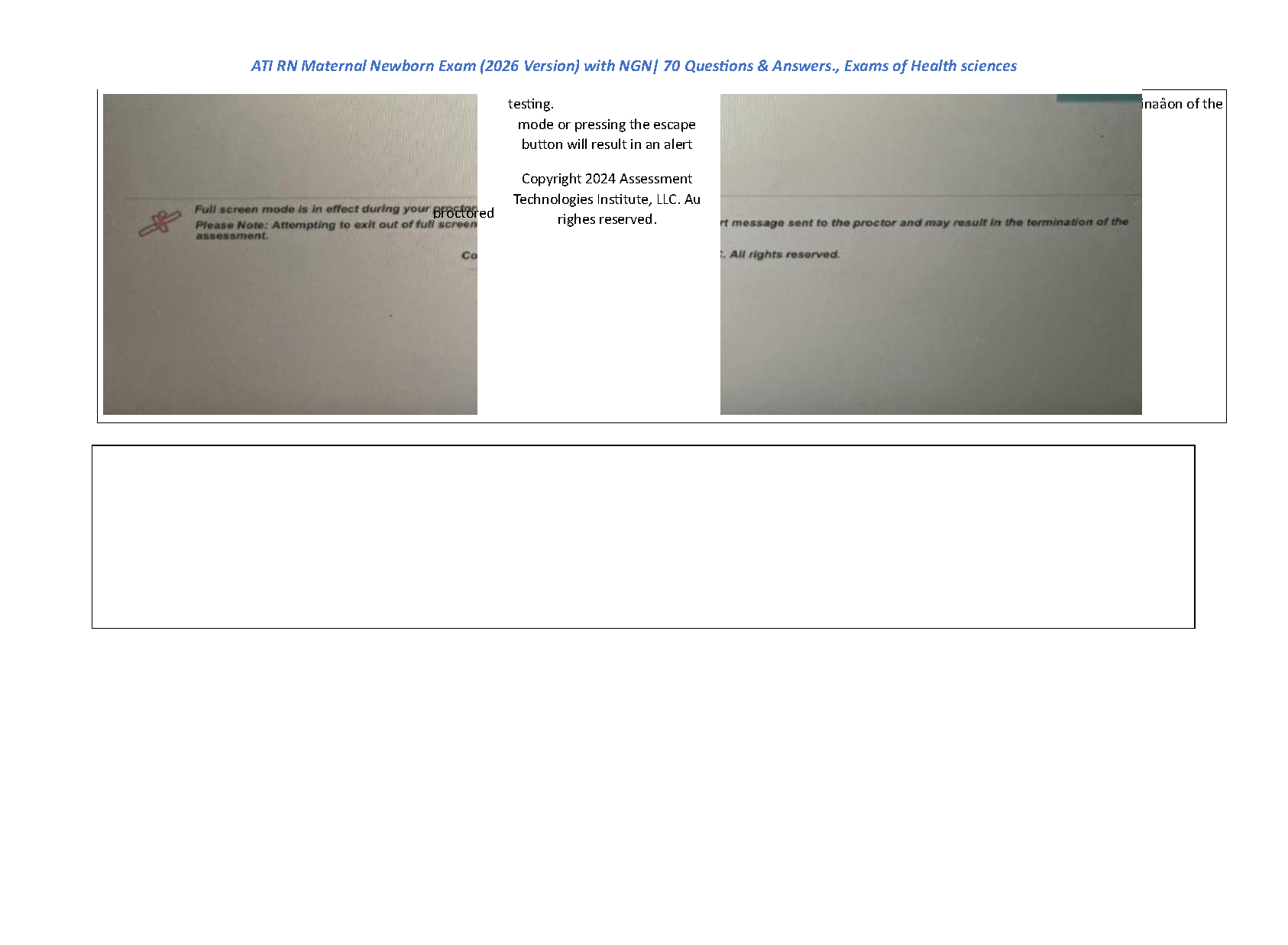 ATI Maternal Newborn 2026 NGN Test Bank with Answers IMG-3