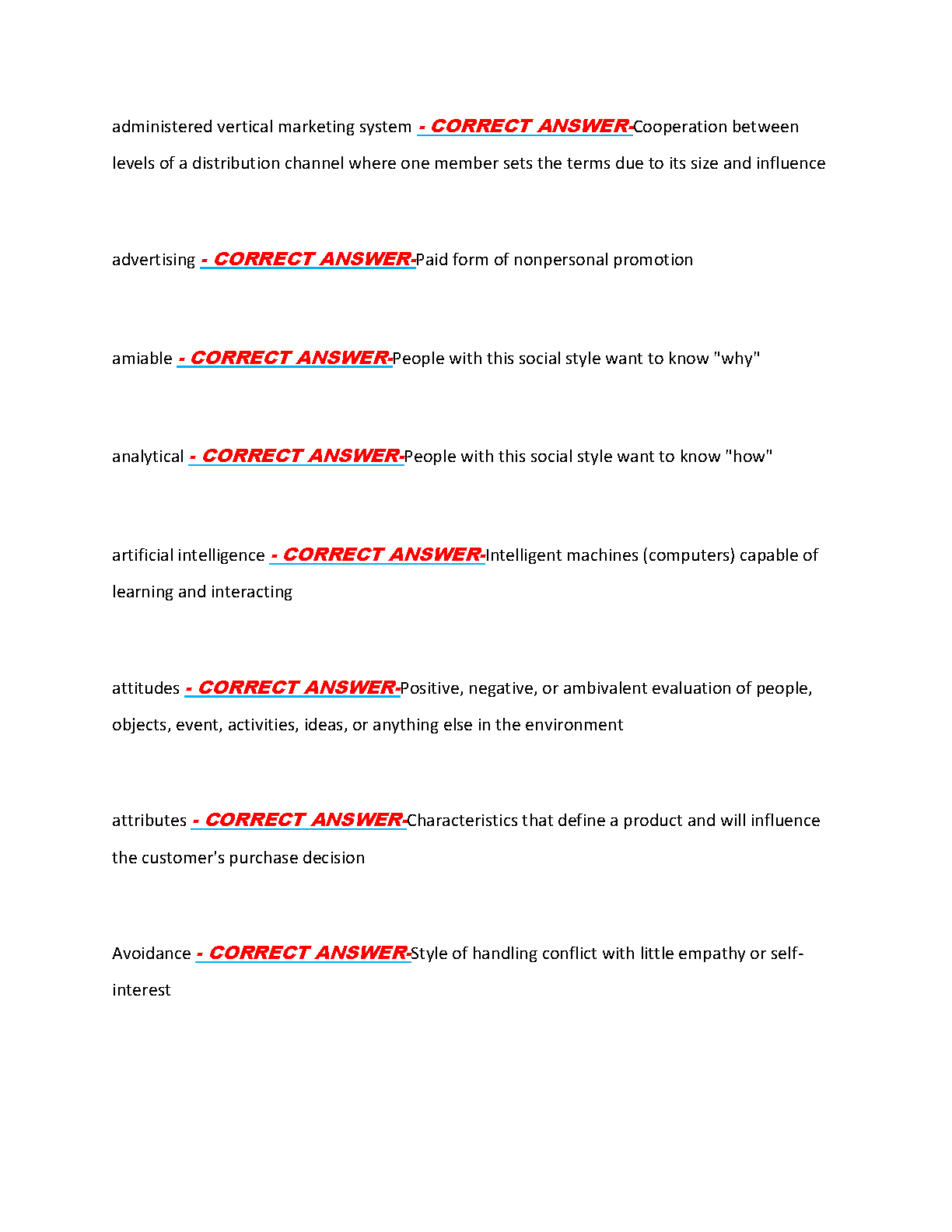 WGU D077 Exam Study Guide: Marketing & Sales 2024/2025 IMG-3