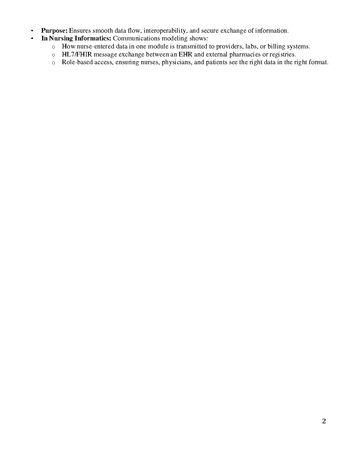 WGU C790 Nursing Informatics Study Guide 2025