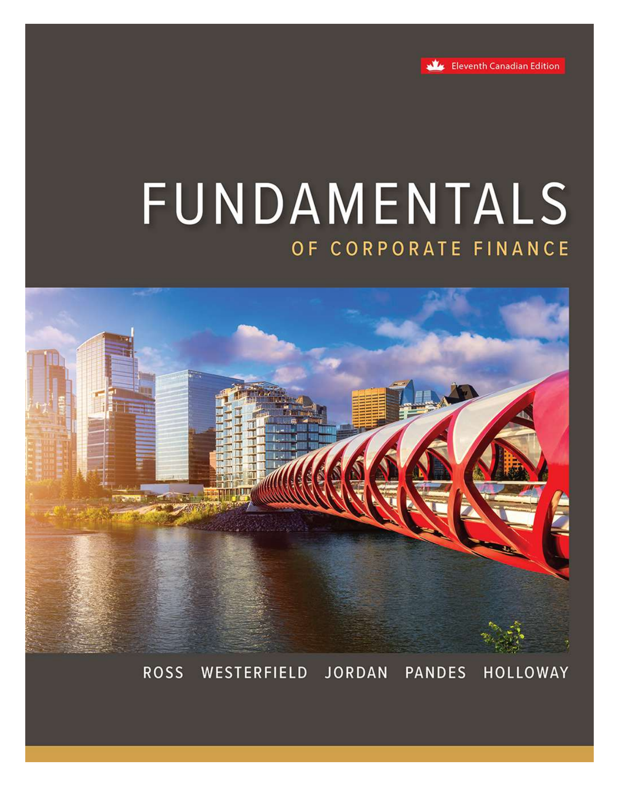 Fundamentals Of Corporate Finance, 11th Cnd Edition