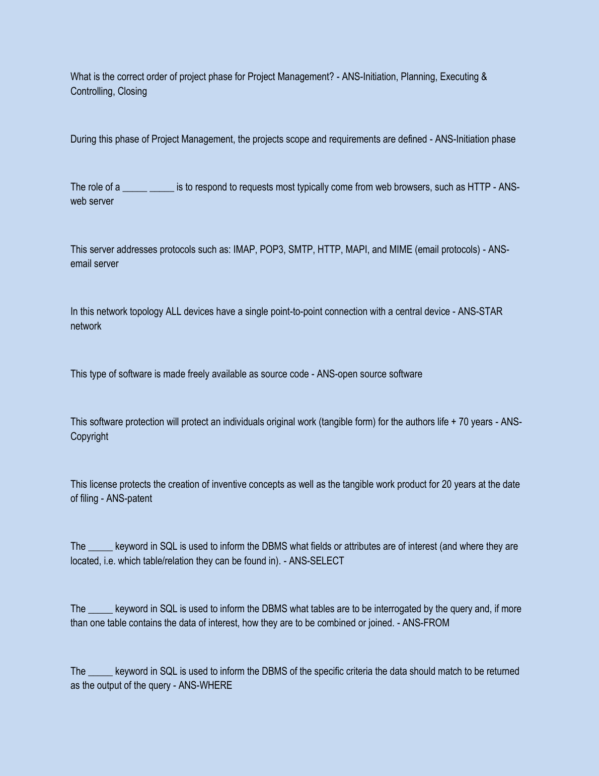 WGU C182 Intro To IT Practice Test A Q&A 2024 Guide IMG-1