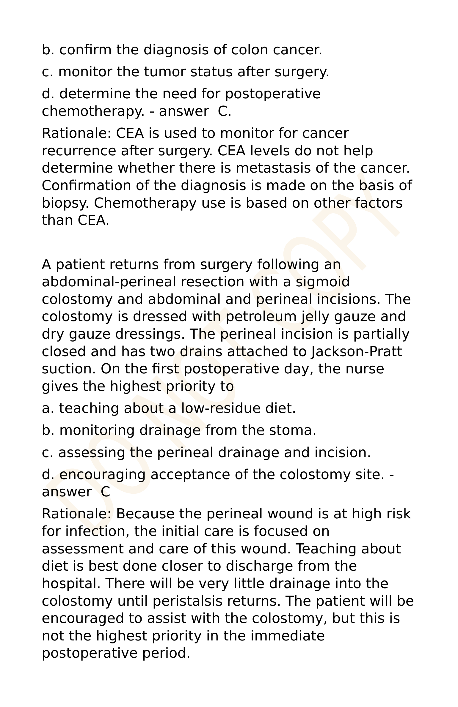 Med Surg Nursing Test Bank 12th Ed Lewis NCLEX Prep