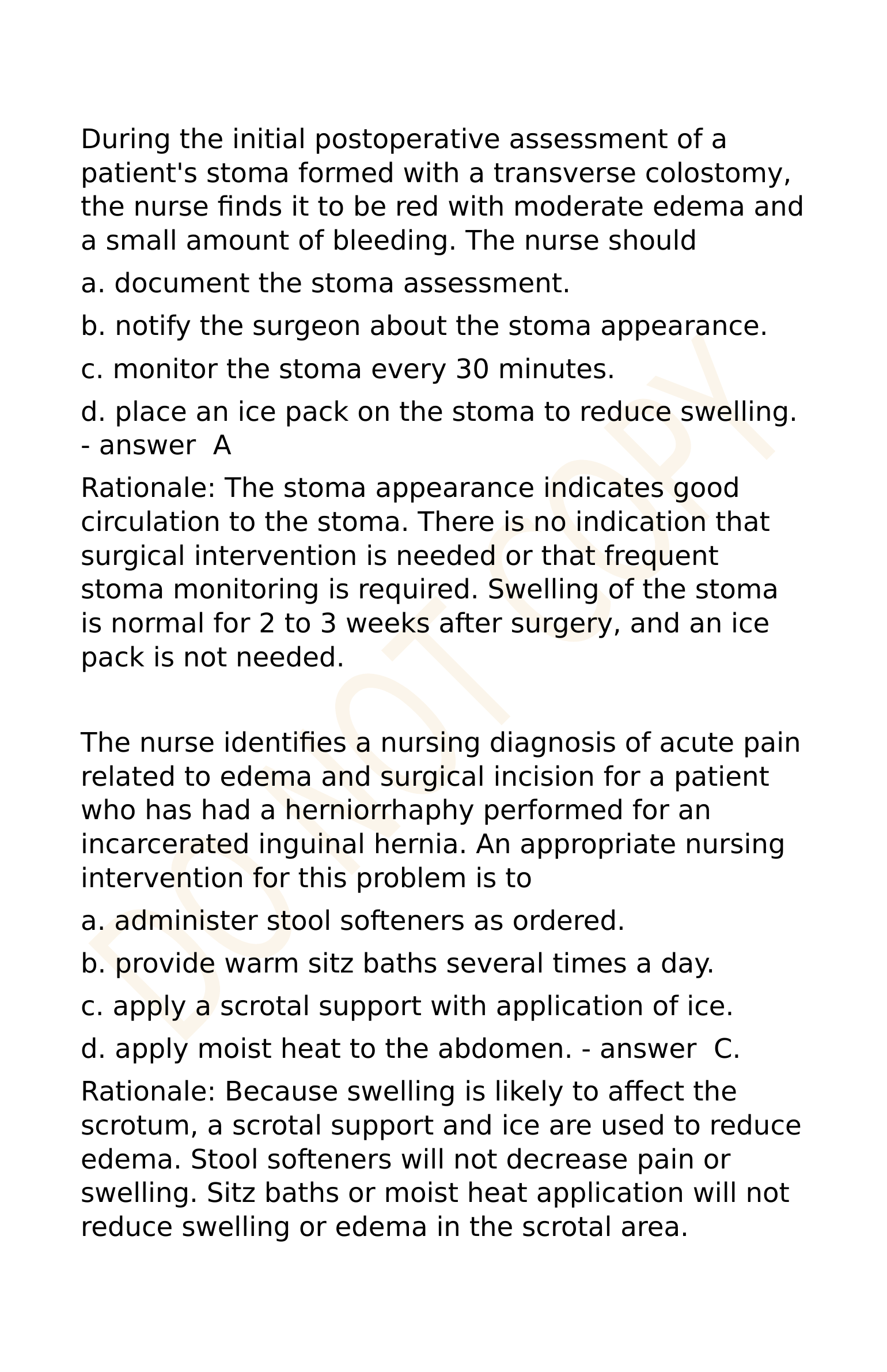 Med Surg Nursing Test Bank 12th Ed Lewis NCLEX Prep IMG-3