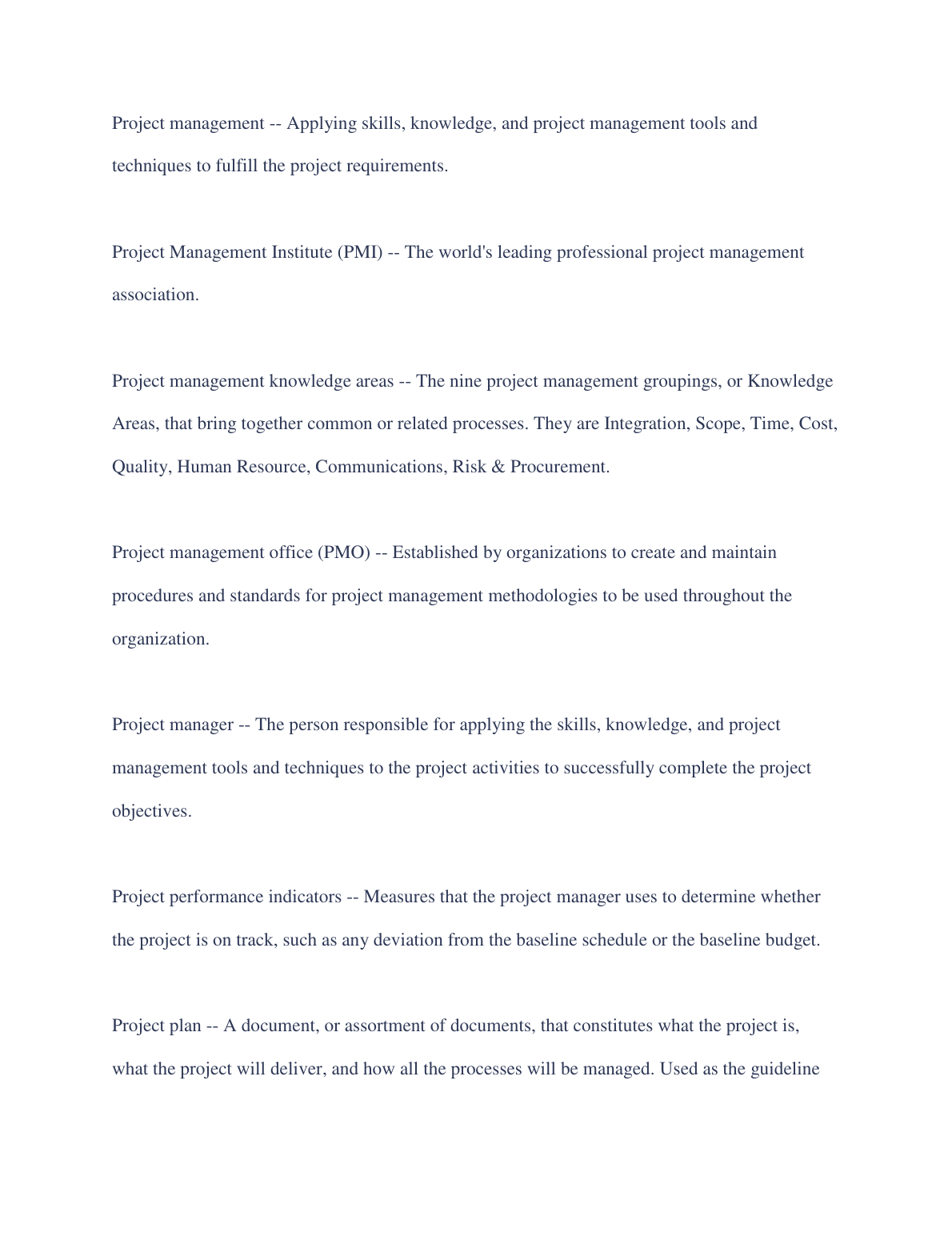 WGU C722 Project Management Guide 2023 | PMBOK Overview IMG-1