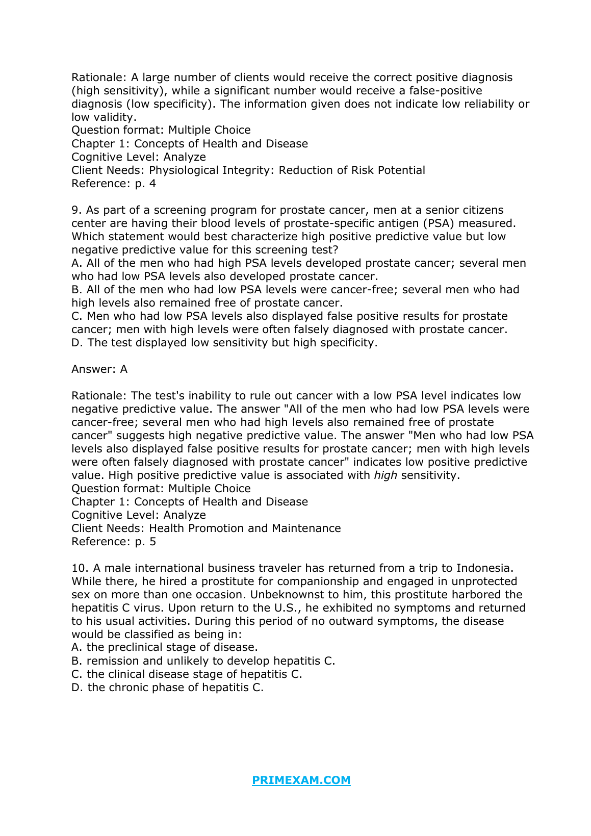 Pathophysiology Test Bank 2026/27 | Porth 5th Ed