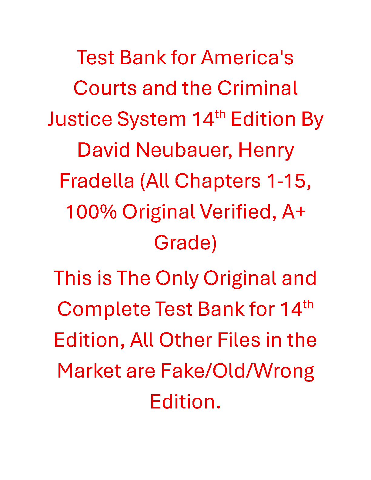 America's Courts and the Criminal Justice System, 14th Editi IMG-1