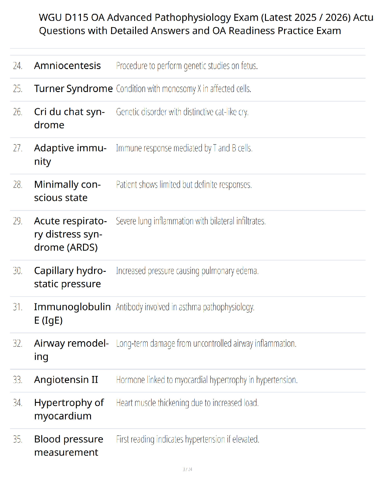 WGU D115 Advanced Pathophysiology Study Guide OA Prep IMG-3