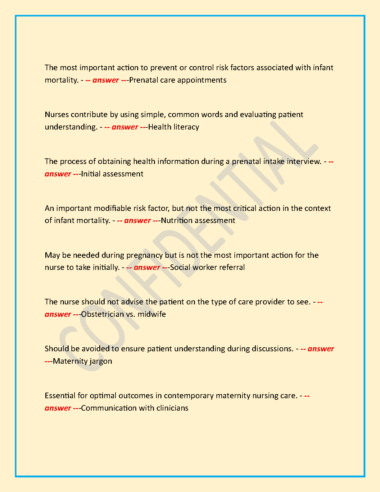 Maternal & Child Nursing Test Bank 2026/27