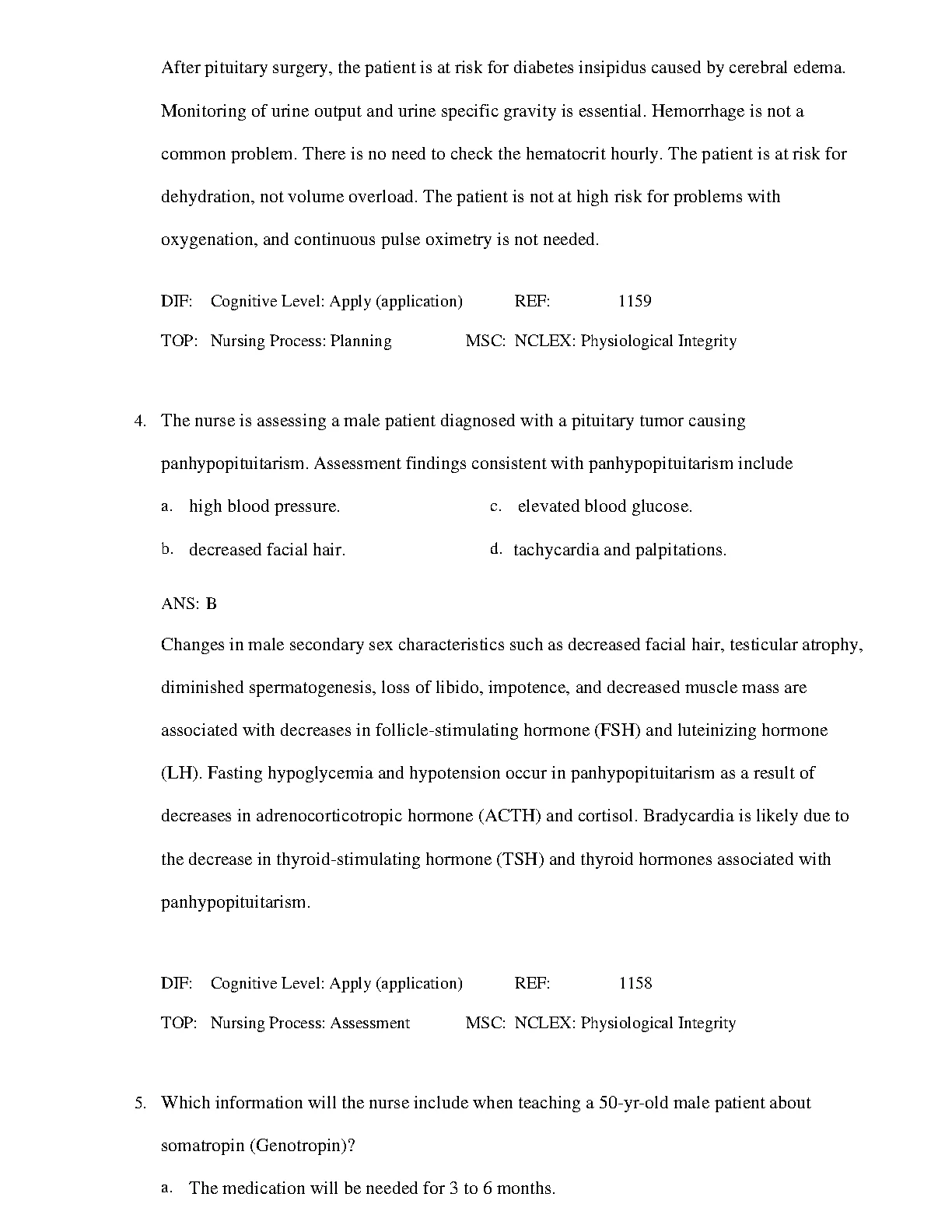 Endocrine Nursing Test Bank Lewis Ch 49 Qs A 2026-27 IMG-3