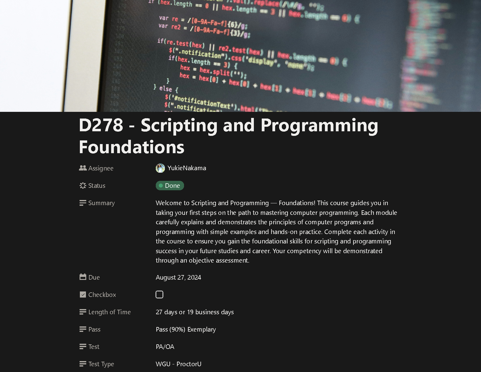 WGU D278 Scripting Study Guide 2025 OA Prep