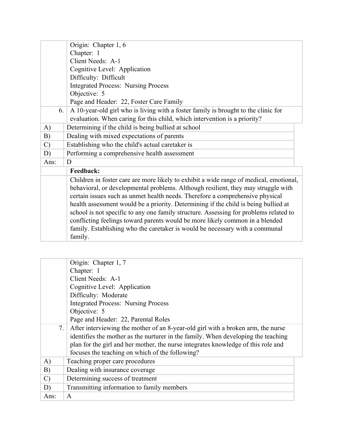 Maternity & Pediatric Nursing Test Bank 2026/27 | Ch 1 IMG-1